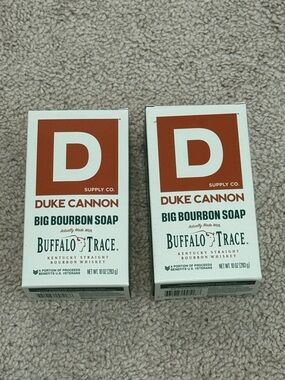 Nwt Duke Cannon Big Bourbon Soap - 2 Bars set